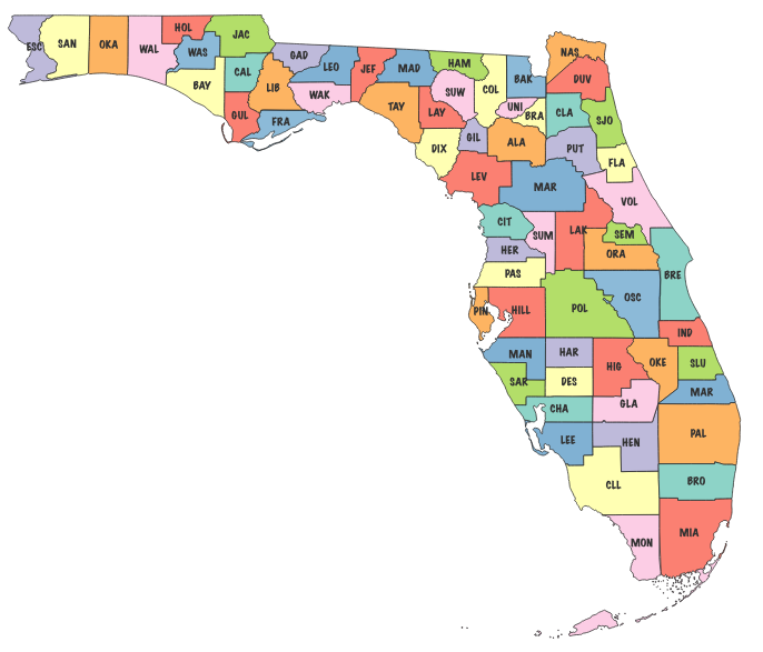 Private: Click on Your County For Your Supervisor of Elections Information